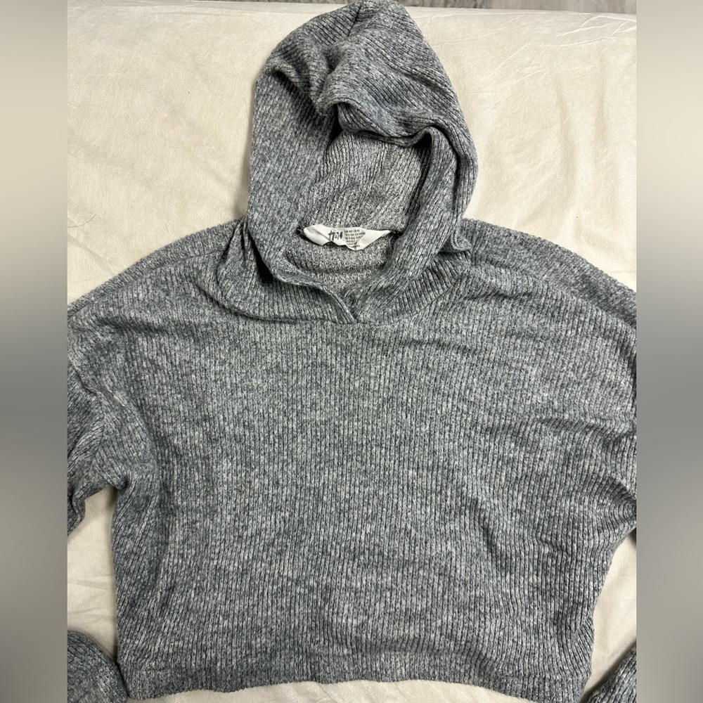 Hooded crop top